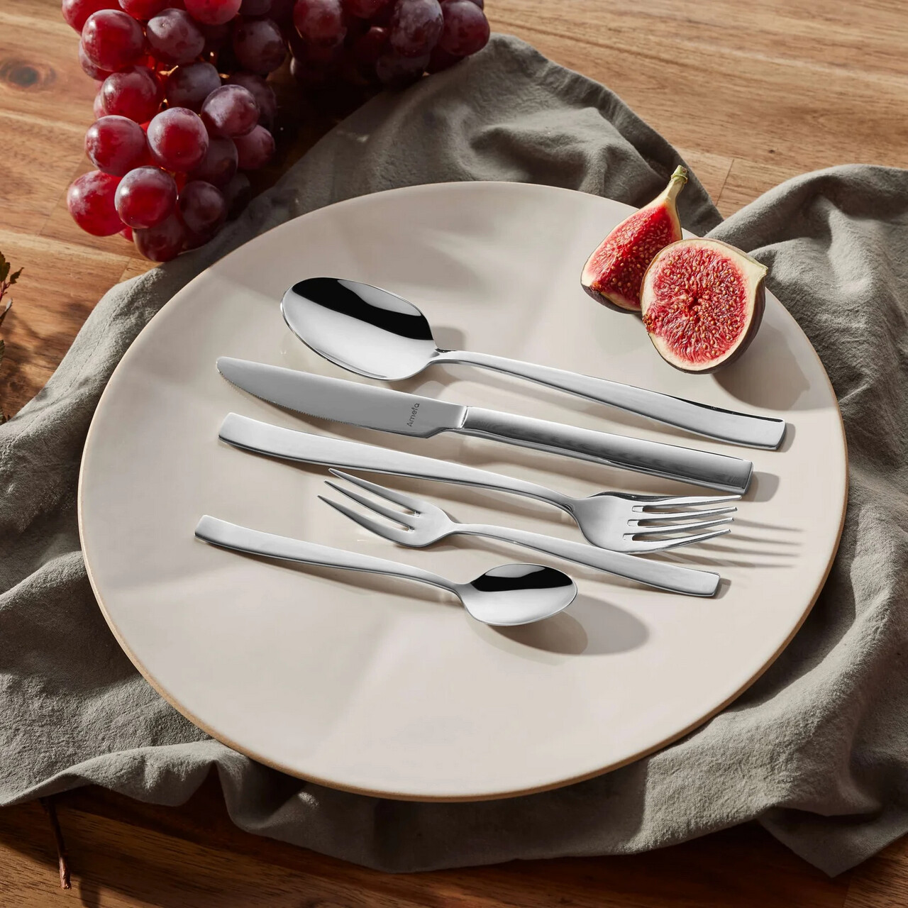 Set tacamuri 24 piese Amefa, Martin, inox 18/10, argintiu — imaginea 10