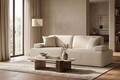 Canapea 3 locuri, Atelier del Sofa, 560ARE5346, Crem