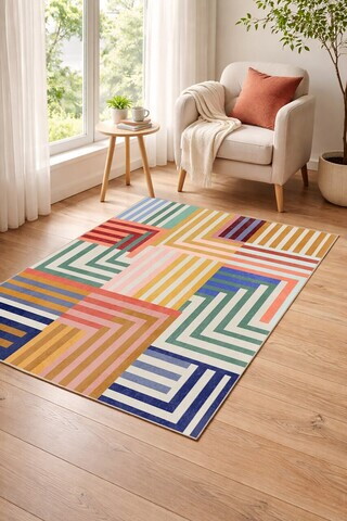 Covor, DC-7509-04, 60x250 cm, Poliester, Multicolor