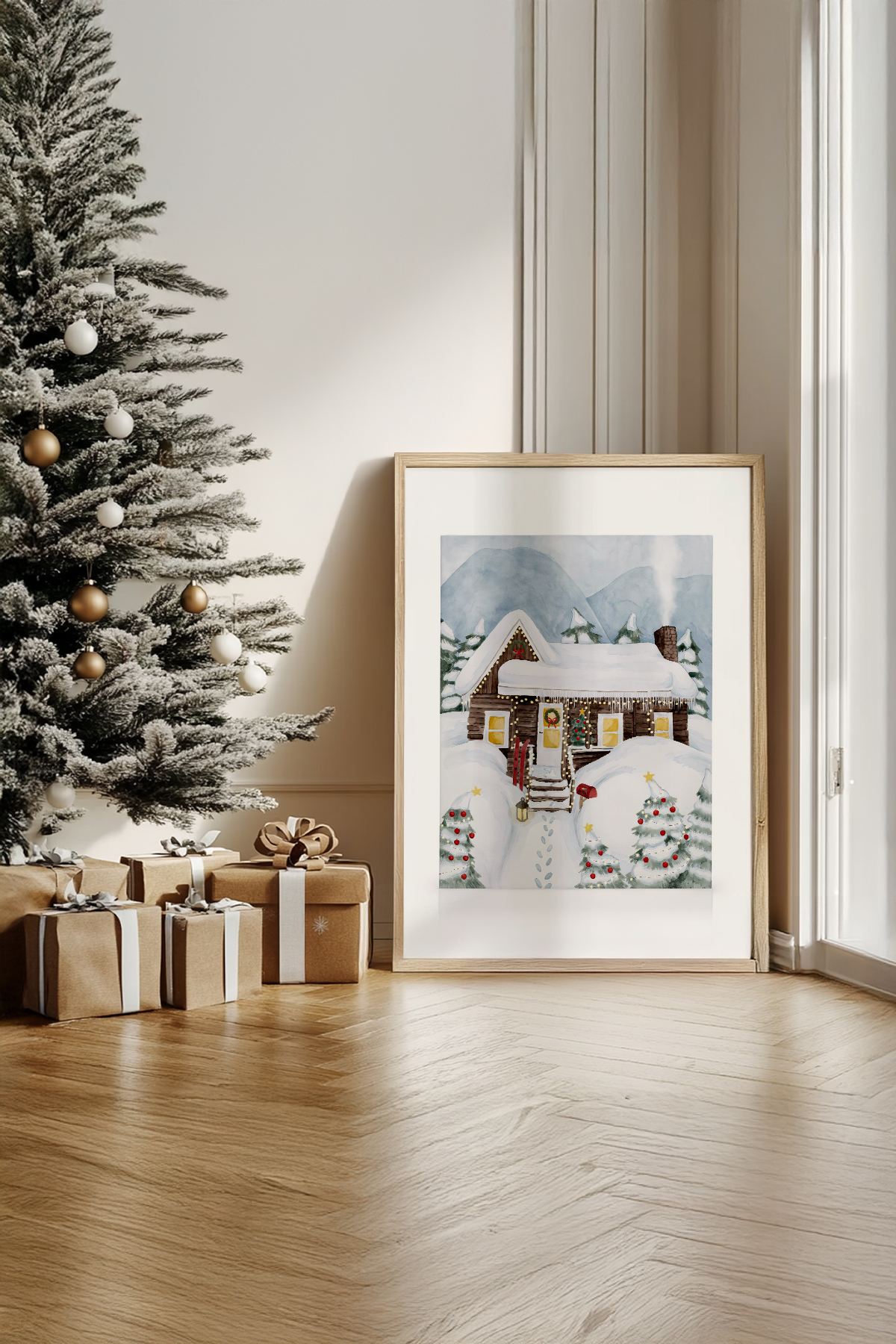 Tablou decorativ, Nwyearsngmdl106, MDF, Multicolor