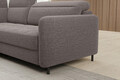 Coltar extensibil stanga 3 locuri ELTAP, LT-20AS, Barea, 208x160x100 cm, lemn/poliester, maro deschis