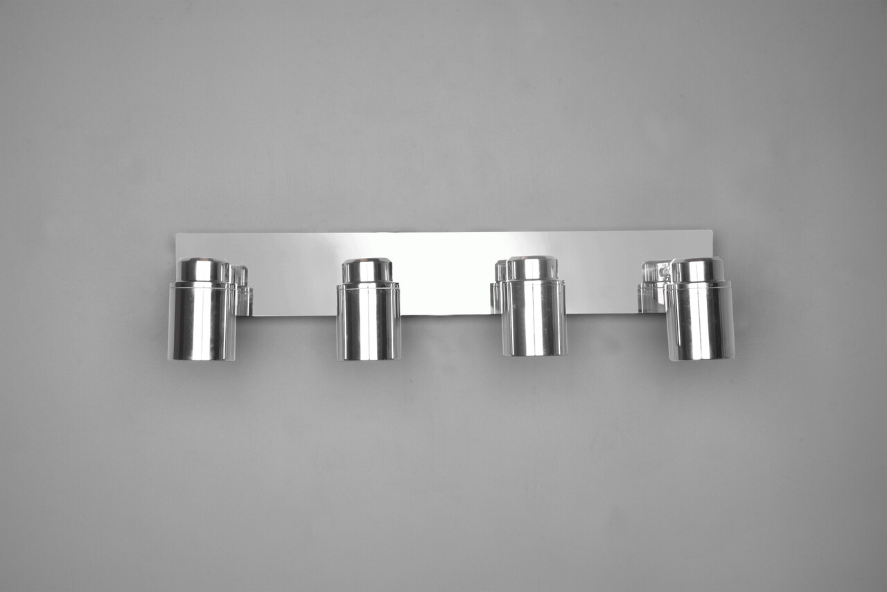 Plafoniera Angelo, TRIO, 52x19.5x9.5 cm, 5W, 4x GU10, metal, argintiu