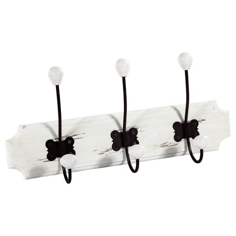 Cuier White, Creaciones Meng. 45x11x12 cm, lemn de brad/metal