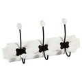 Cuier White, Creaciones Meng. 45x11x12 cm, lemn de brad/metal