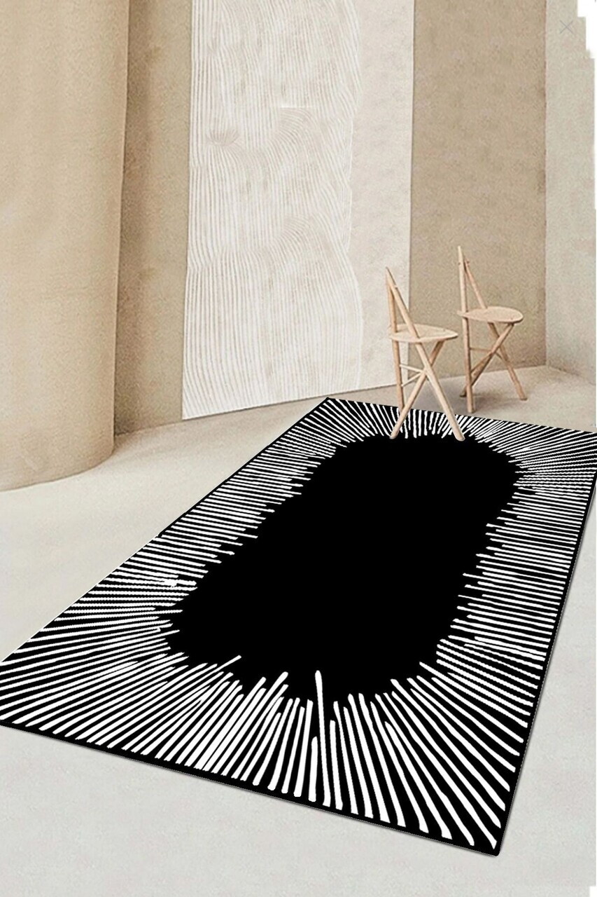 Covor, Somber, 80x200 cm, Negru