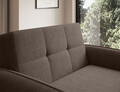 Canapea extensibila 1 loc, ELTAP, Laine, 102x109x84 cm, lemn/poliester, maro inchis