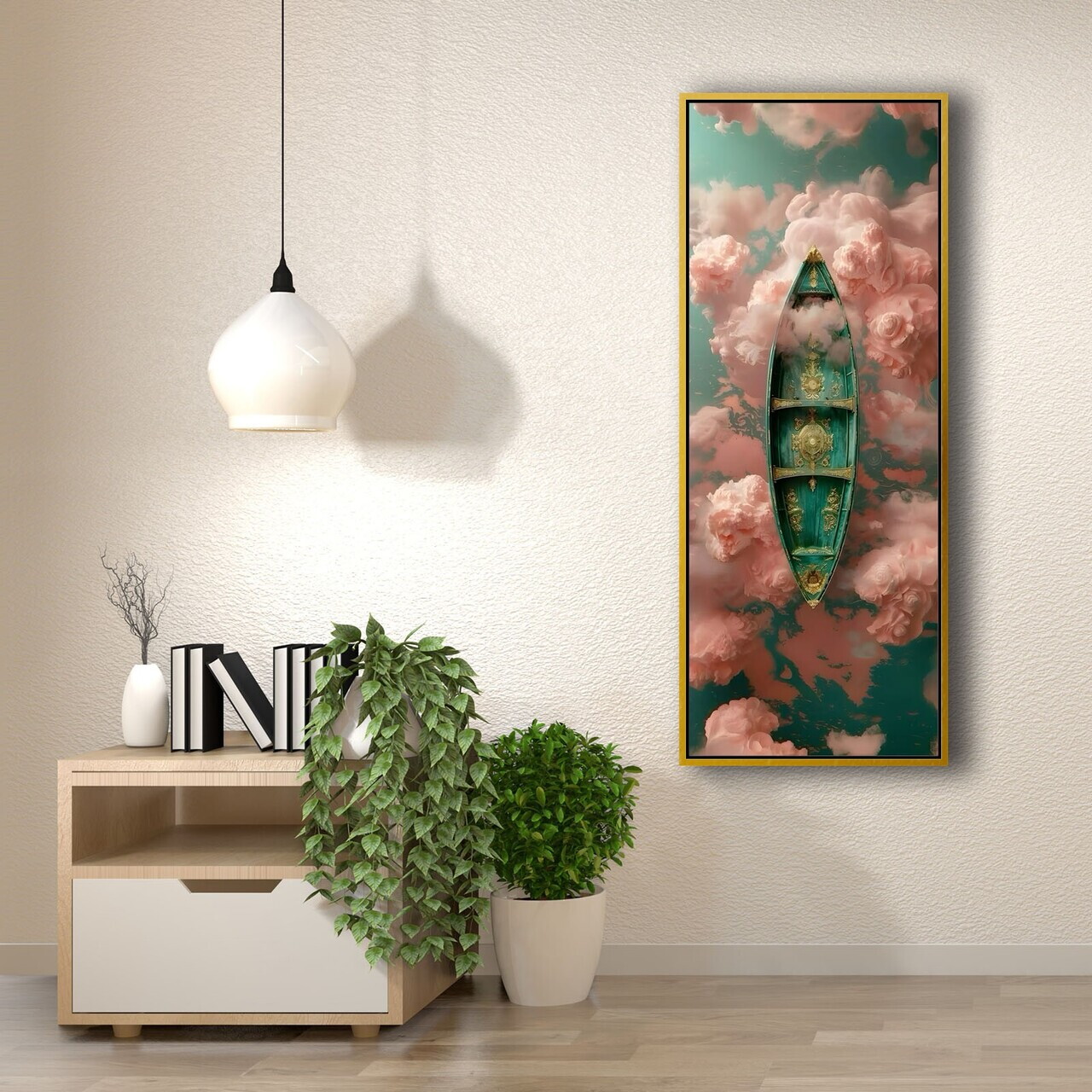 Tablou decorativ, 40100Lcal-002, Cadru: PVC (Grosime: 5 cm), Multicolor — imaginea 2