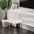 Comoda TV Naïve, Decotie, 143x35.6x50.7 cm, PAL melaminat, alb