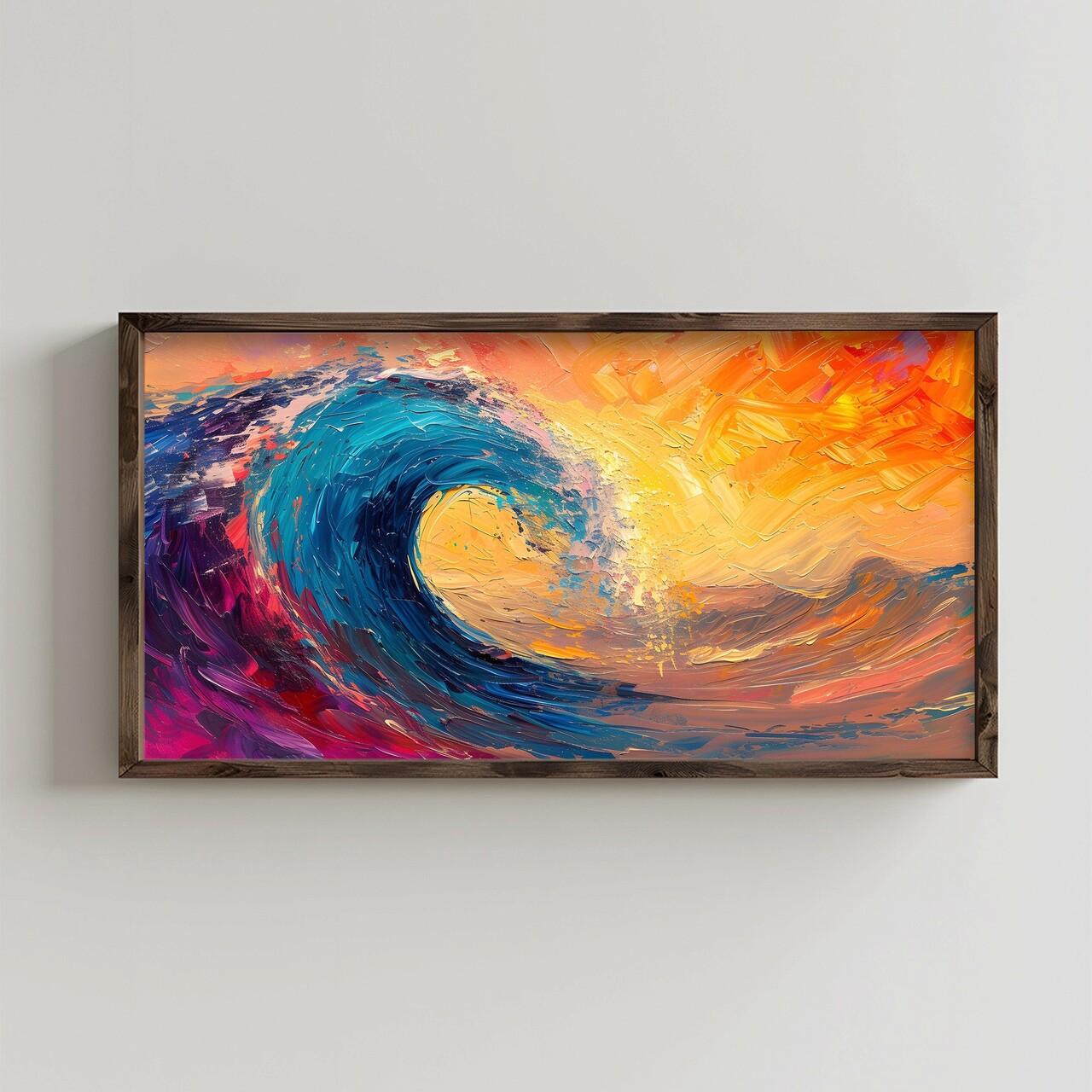 Tablou decorativ AI094 Cadru: 100% MOLID Multicolor