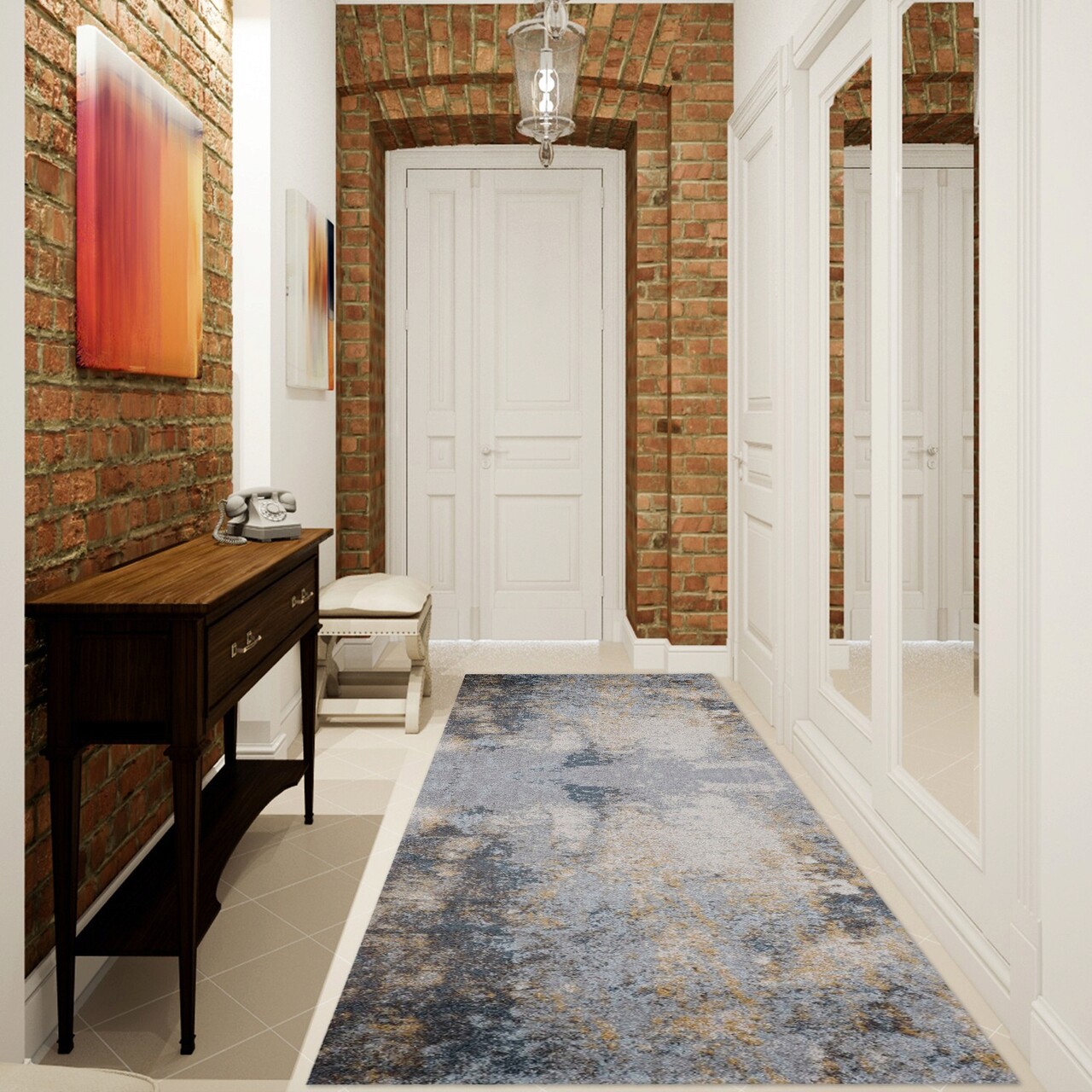 Covor, FD281 , 80x300 cm, Polipropilena, Multicolor - 1 | YEO