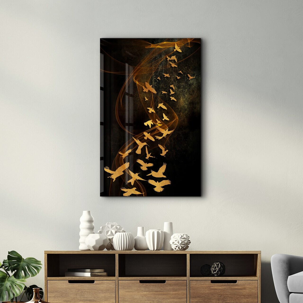 Tablou decorativ, CAM-1094, Dimensiune: 35 x 55 cm, Multicolor — imaginea 3