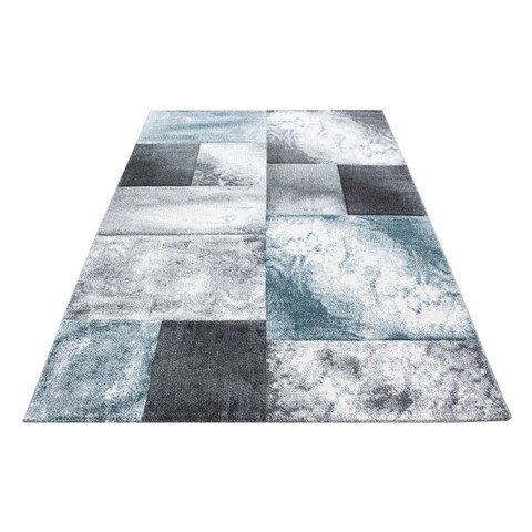Covor Detroit, Decorino, 160x230 cm, polipropilena, albastru