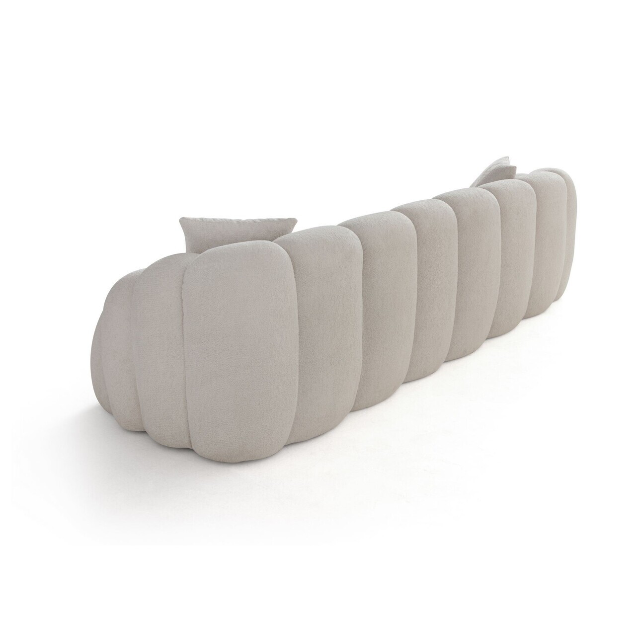 Canapea cu 4 locuri, Atelier del Sofa, 752EST2301, Lemn de carpen/PAL melaminat, Alb - view 6