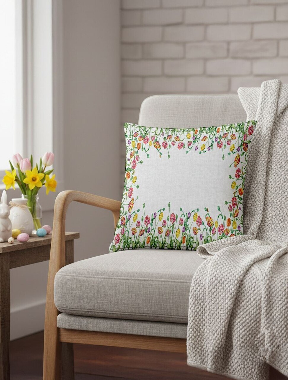 Husa de perna, Pillow 0004, 43x43 cm, Multicolor — imaginea 2