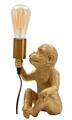 Lampa de masa Monkey, Mauro Ferretti,  1 x E27, 40W, 17x14.5x25 cm, auriu