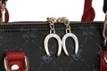 Geanta Beverly Hills Polo Club, 710, piele ecologica, negru/rosu