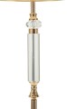 Lampadar Praga, Mauro Ferretti, 1 x E27, 40W, 45x165 cm, fier/sticla, auriu