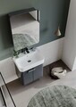 Dulap de baie cu chiuvetă, Hanah Home, Orbit 55, Antracit