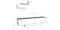 Comoda TV, Zena Home, Matera, PAL, Nuc/Alb