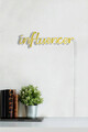 Decoratiune luminoasa LED, Influencer, Benzi flexibile de neon, DC 12 V, Galben
