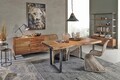 Biblioteca Elmer, Bizzotto, 145x35x190 cm, otel/lemn de salcam