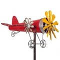 Decoratiune de gradina, Airplane Spinner, Creaciones Meng, 160 cm, fier