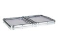 Masuta pliabila pentru camping Tourneo, Happy Green, 60 x 40 x 26 cm, otel