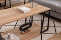 Masuta de cafea, Arnetti, Lissa, 120x50x48 cm, PAL, Safir / Negru