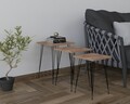 Masute, Puqa Design, Mali, PAL, Negru / Pin Atlantic