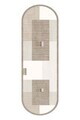 Covor, CLR-7376-HALI-23, 180x280 cm, Poliester, Bej
