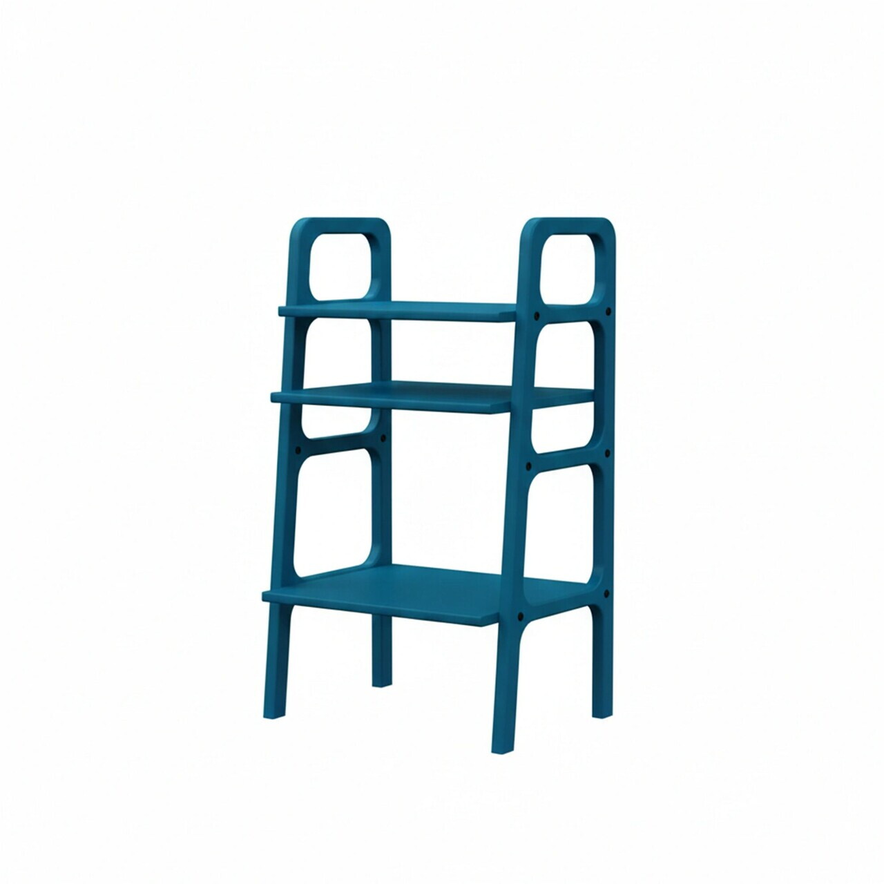 Suport pentru pick-up, Hanah Home, CPT4678-50, 50x90x40 cm, PLACAJ CARPEN, Albastru — imaginea 7