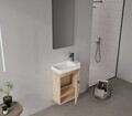 Dulap de baie cu chiuvetă, Hanah Home, Begonya 55, Stejar