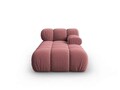 Sezlong living dreapta 1 loc, Bellis, Micadoni Home, BL, 157x97x62 cm, catifea, roz