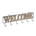 Cuier Welcome, InArt, 52x15 cm, 6 agatatori, lemn de mesteacan