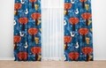 Set 2 draperii Forest, Oyo Kids, 140x240 cm, poliester, multicolor