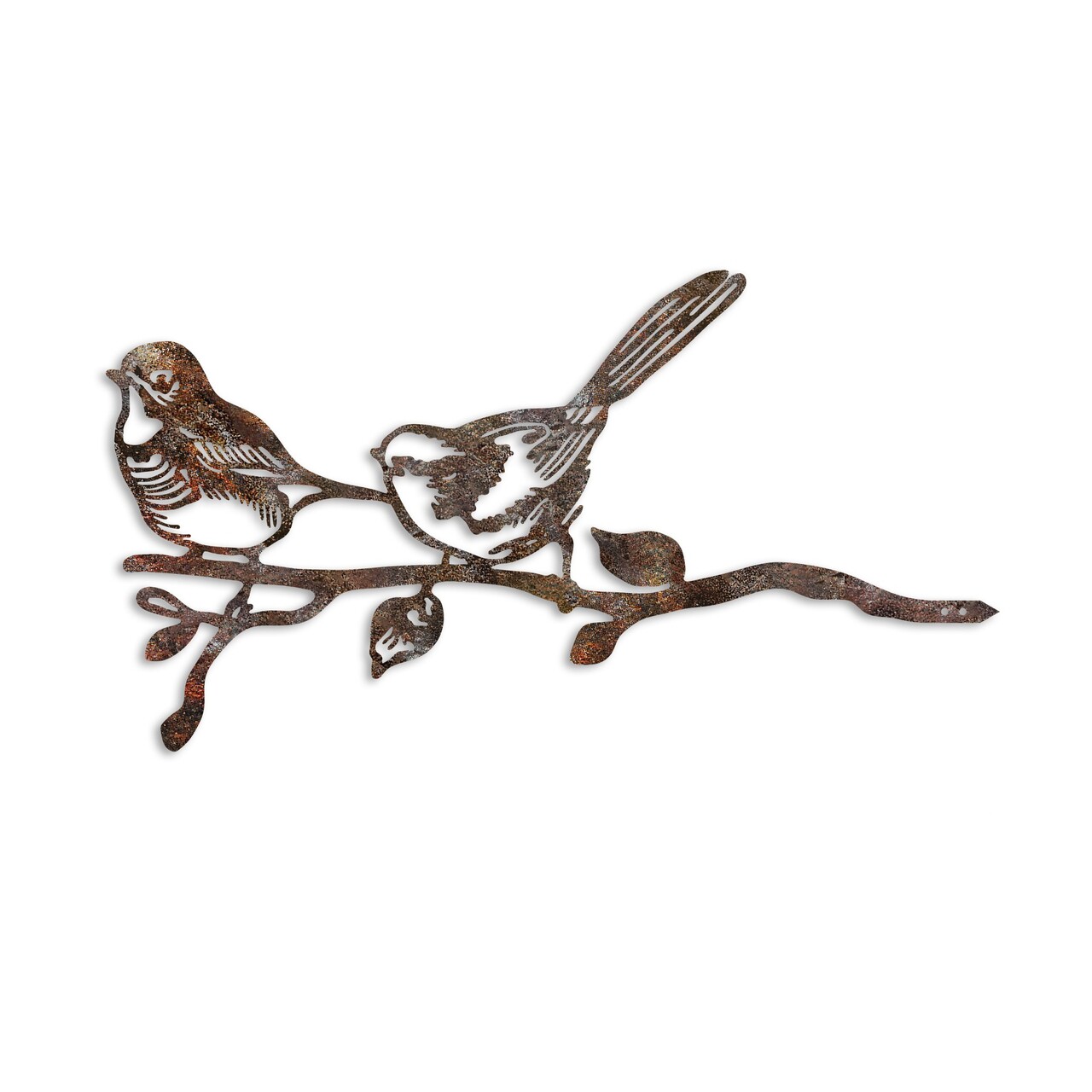 Obiect decorativ de grădină, Bird On The Branch 04, 50x26 cm, Maro - view 4