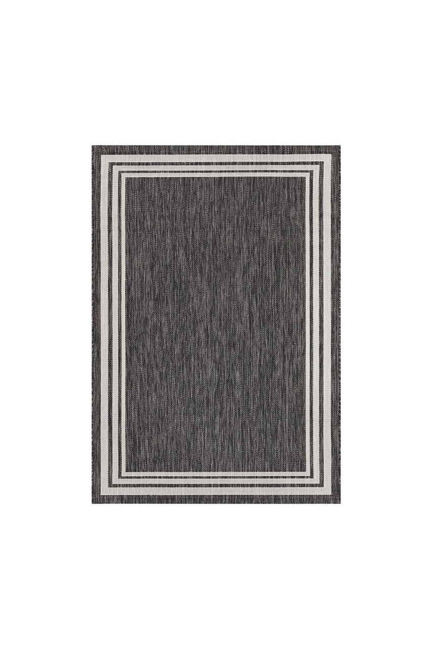 Covor, CLR-5066-5, 80x250 cm, Poliester, Gri — imaginea 2