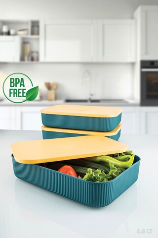 Cutie depozitare, lva-342-2, 26.1x8.2x37.4 cm, plastic, verde