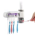 Sterilizator UV pentru periuta de dinti cu suport si dozator de pasta de dinti InnovaGoods Smiluv