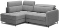 Coltar extensibil stanga 3 locuri ELTAP, LT-04RAQ, Barea, 208x160x100 cm, lemn/poliester, gri deschis