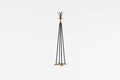 Cuier de perete, Asse Home, Foley, 41x160 cm, Stejar / Negru