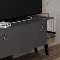 Comoda TV, Odessa, Tarab, 120x30x50 cm, PAL, Antracit