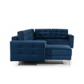 Coltar extensibil reversibil 5 locuri ELTAP, AsdU-12, Asgard, 326x202x93 cm, lemn/poliester, roz