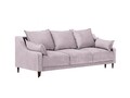 Canapea extensibila, Freesia, Mazzini Sofas, 3 locuri, cu lada de depozitare, 215x94x90 cm, catifea, lavanda