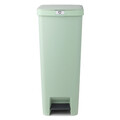 Cos de gunoi cu pedala, Brabantia, StepUp, 40 L, 35.2x28x66.6 cm, polipropilena, verde jad
