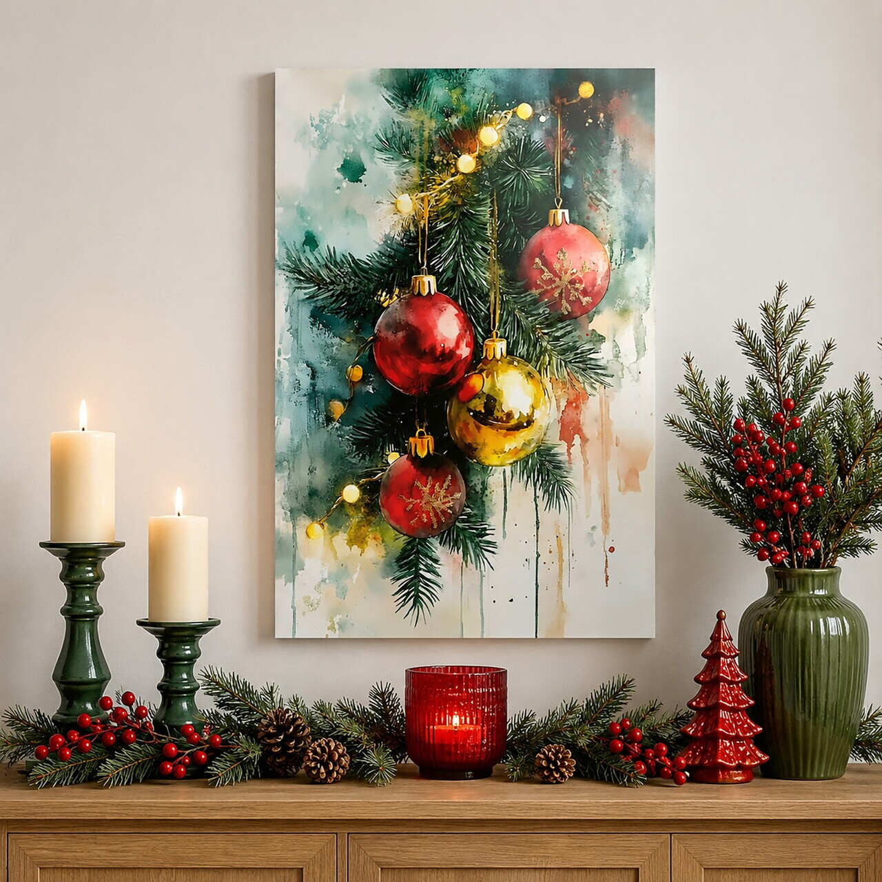 Tablou decorativ, CAM12353, 50 x 70 cm, Multicolor