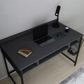 Birou, Retricy, Alma, 120x60x74.8 cm, PAL, Negru / Antracit