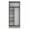 Dulap pentru haine, Hanah Home, BA290, 90x210x57.5 cm, Gresie