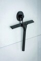 Racleta cu siste de agatare, Wenko, Vacuum-Loc, 24.5 x 5 x 25 cm, inox, negru