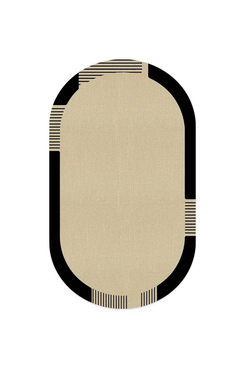 Covor, CLR-7219-M--jüt-oval-104, 80x150 cm, Poliester, Iută — imaginea 2